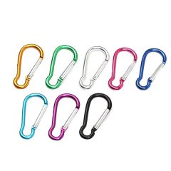 Camping Aluminum Carabiner Key Chain Clip 8 Piece