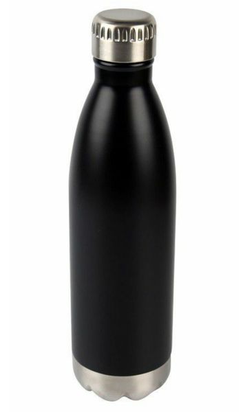 Leisure-Quip Stainless Steel Vacuum Bottle Flask 750ml - with Black Coating