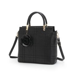 HB-Z9561, Ladies Rose Detail PU Handbag