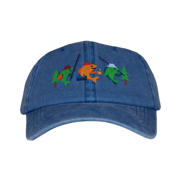 Okuma Kids Fishing Cap Adventure Fish Blue