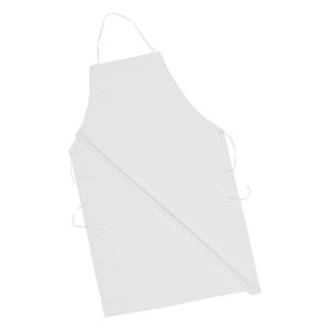 PVC Heavy Duty Apron 400g - Universal Size - White - 5 Pack