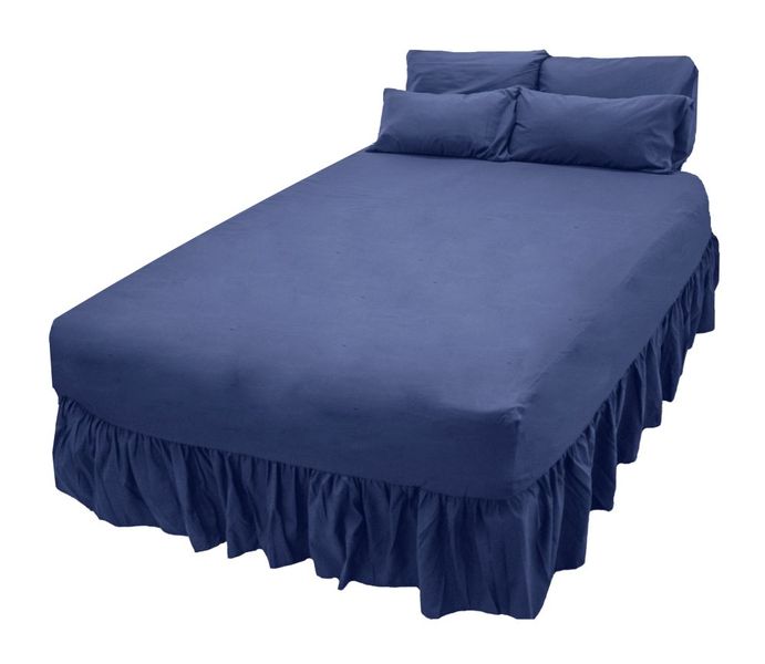 Simply Sleep - Polyester 90 GSM - 05 Piece Combo Set - Estate Blue