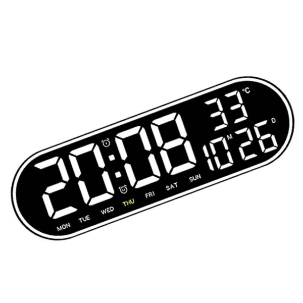 Simple and Multifunctional LED Display Screen Digital Electronic Clock