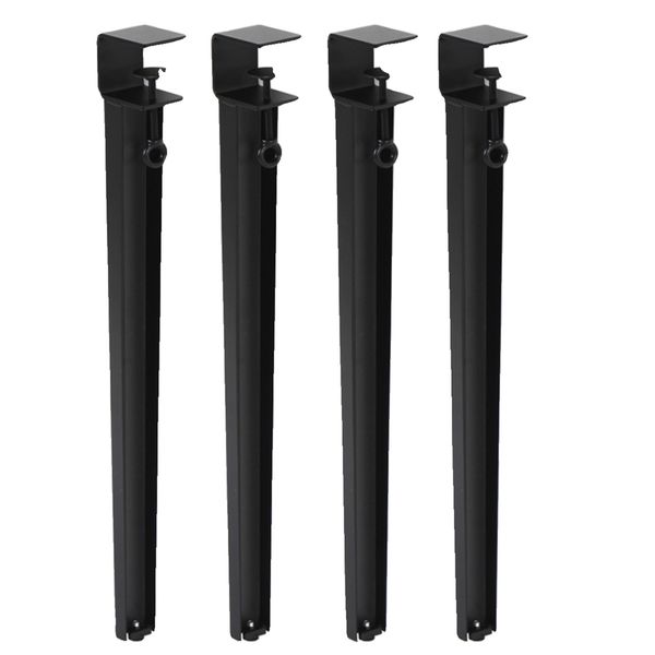 4PCS Table Legs Metal Furniture Legs DlY Removable Table Clamps Leg