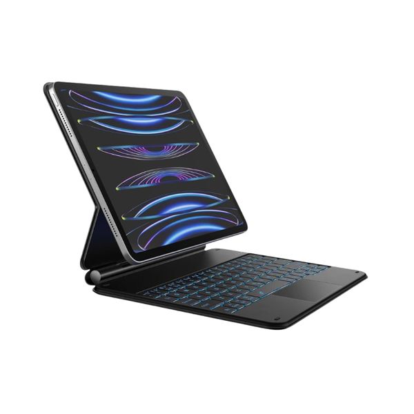 Smart Wireless Magic Keyboard Case Compatible With 12.9" iPad