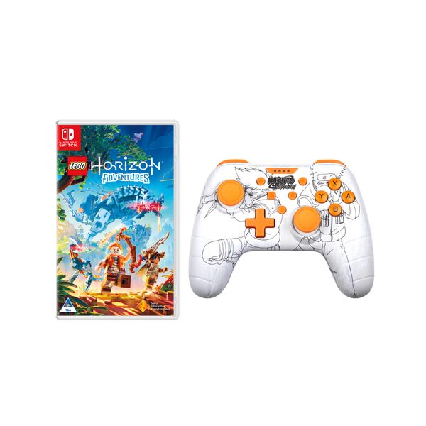 Lego Horizon Adventures (Ns) + Kx Naruto Gamepad White (Ns/Pc)