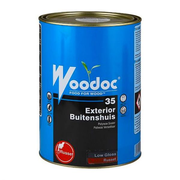 Woodoc - 35 Outdoor Wax Sealer 5L Russet
