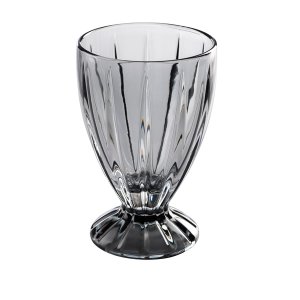 JENNA CLIFFORD - Water Goblet Charcoal Set of 4 in a Gift Box