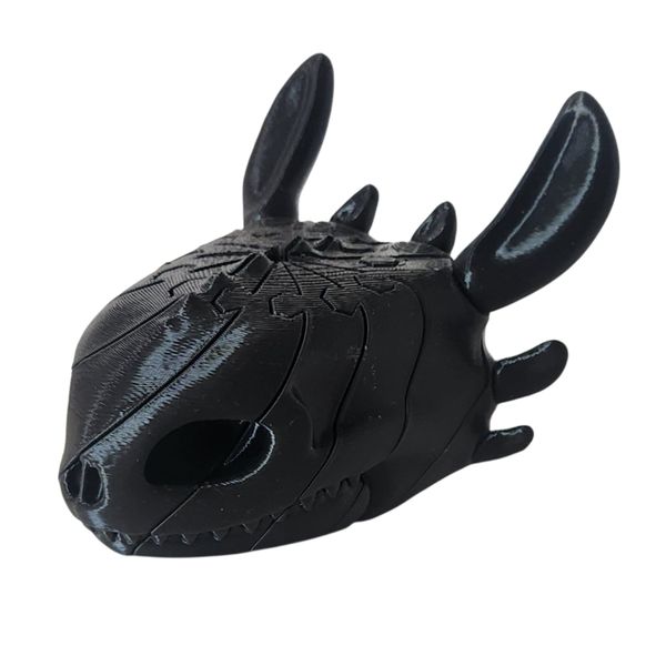 Dragon Skull Twist Fidget Toy - Flexible Sensory Puzzle