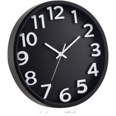 Black Analogue Wall Clock - 40.5