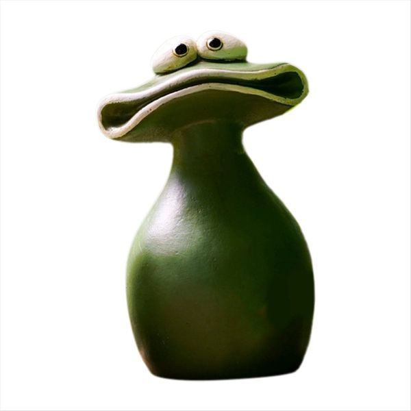 Big Mouth Frog Flower Pot Resin Crafts Home Decoration Ornaments L