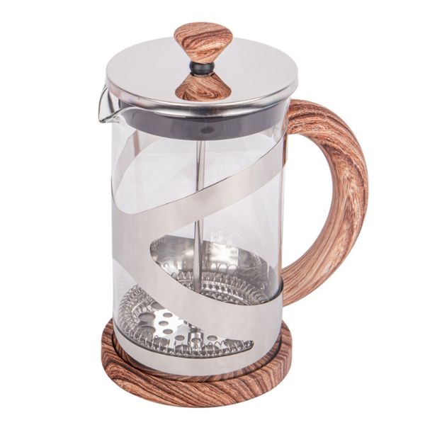 French Press Coffee Maker - Brown - 1000ml
