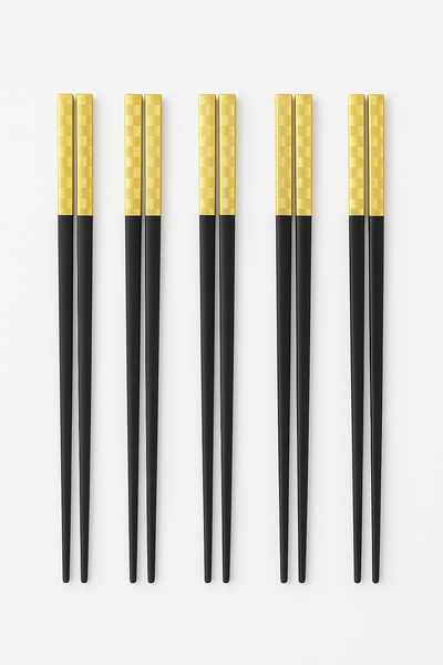 Premium 10-Pair Alloy Chopstick Set