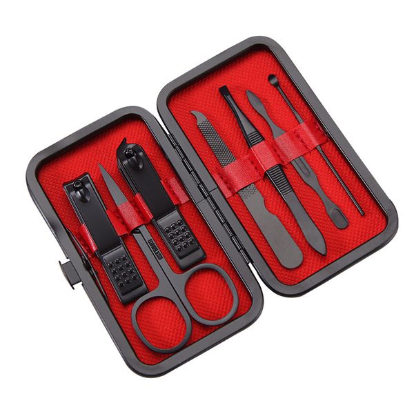 7-Piece Nail Clipper Set - Manicure Pedicure Grooming Kit Tools