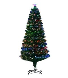 1.5m Christmas tree with lights and decorations