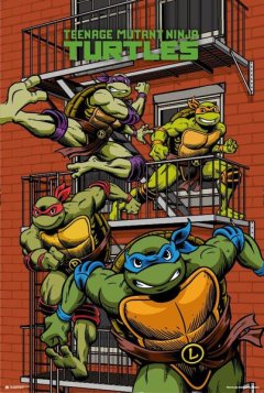 Teenage Mutant Ninja Turtles - Balcony Poster
