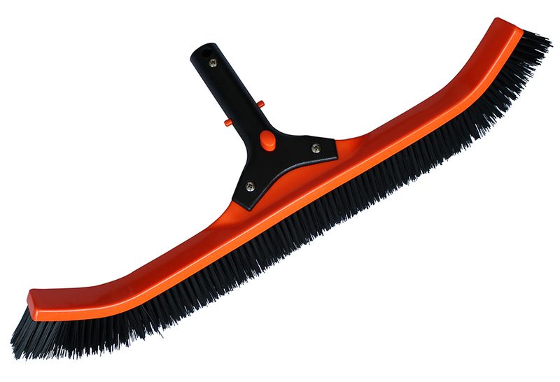 Pro Curved Pool Brush 560mm with V-Clip &amp; PBT Bristles