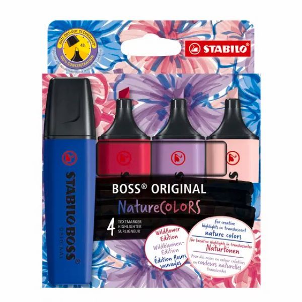 STABILO BOSS ORIGINAL NatureColors Pack of 4's