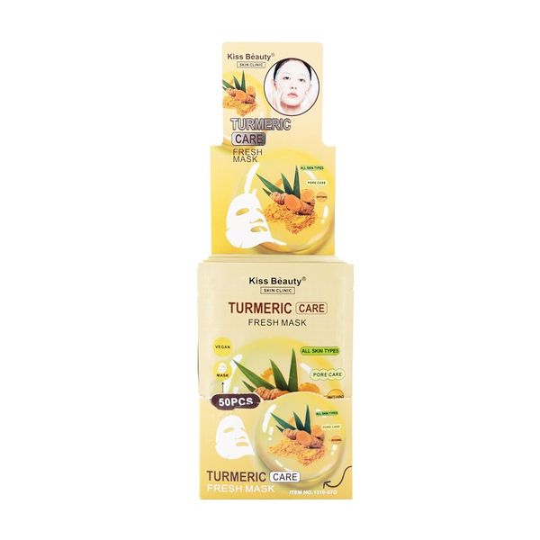 Kiss Beauty Golden Glow Turmeric Pore Care Fresh Mask Set
