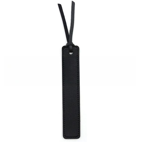 10-Piece Reading Page Marker Multi-Color Sewn PU Leather Bookmark