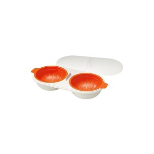 Double Cup Microwave Egg Poacher F49-8-1219