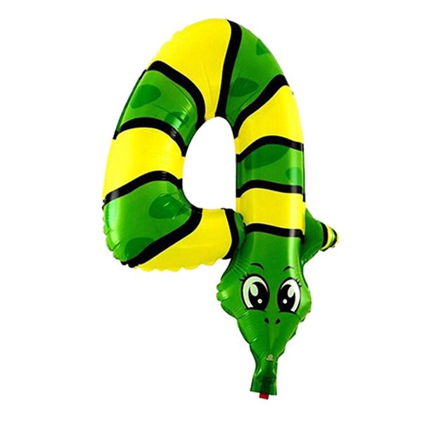 iKids Animal Birthday Balloon - Number 4