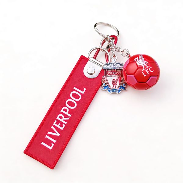 SOCCER Liverpool Key Ring Key Chain set of 3