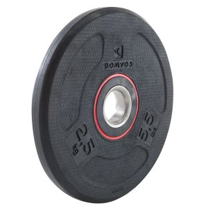 Domyos Rubber Weight Training Disc Weight - 2.5 kg 28 mm