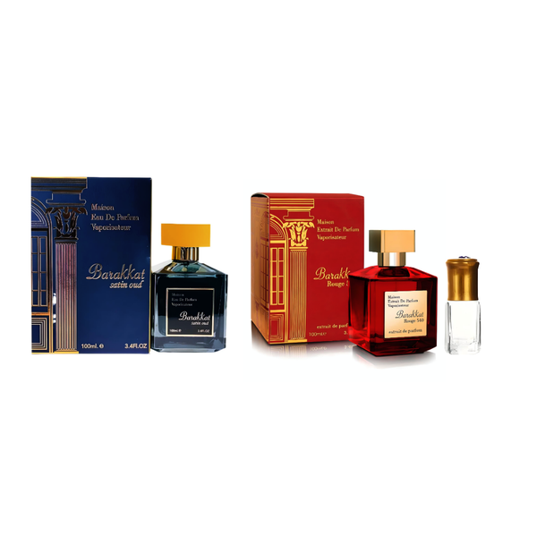 Barakkat 540 + Satin Oud Combo EDP - 100ml + Perfume Oil