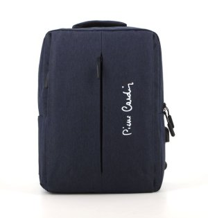 Pierre Cardin Moreau Laptop Backpack - Navy Blue