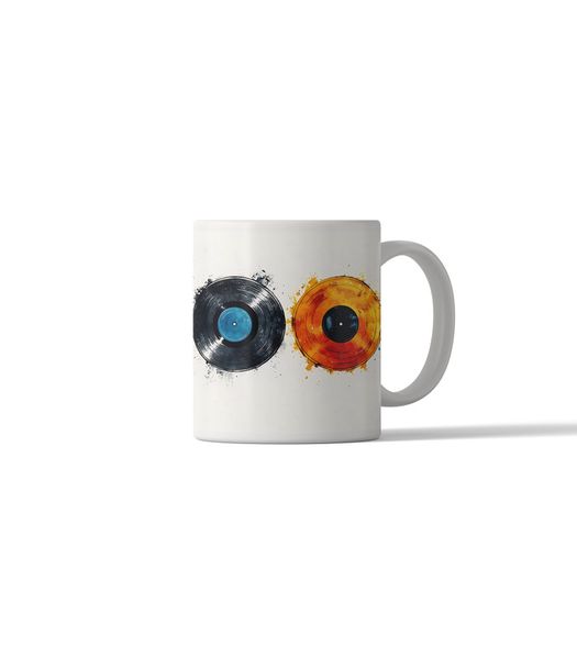 Retro Music Records DSG 16 Printed Coffee Mug