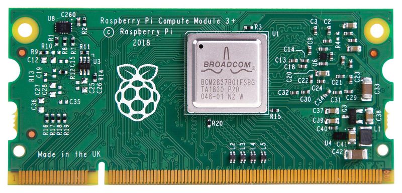 Raspberry Pi CM3+/LITE Single Board Computer, Compute Module 3 + Lite