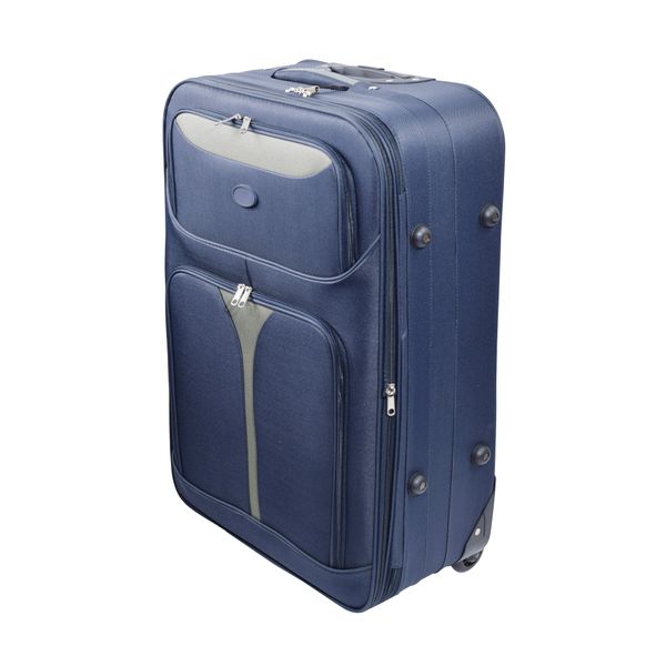 Marco Soft Case Luggage Suitcase Bag - 24 inch - Blue - Grey