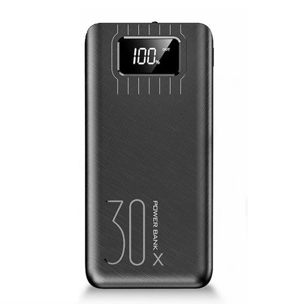 30,000 mAh Fast Charging Power Bank - Black