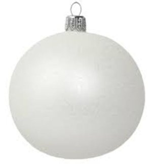 Winter Sparkle Globes White Christmas Baubles For Christmas Decorations