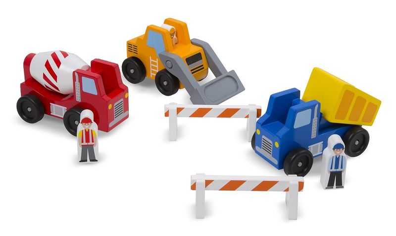 Melissa &amp; Doug Construction Vehicle Set