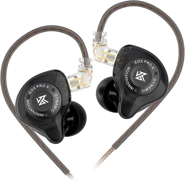 KZ EDX Pro X In-Ear Monitors | Deep Bass &amp; Stage-Ready Detail - No Mic