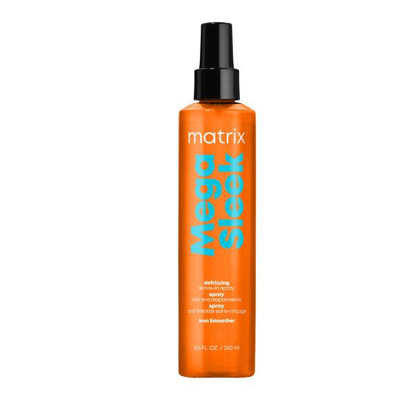 Matrix Mega Sleek Iron Smoother - Thermal Hair Spray for Frizzy Hair -250ml