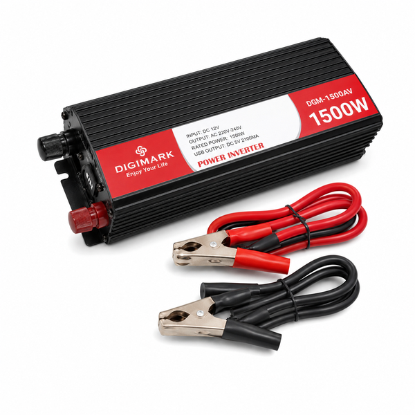 1500W Power Inverter 12V DC To 220V AC USB Backup Power