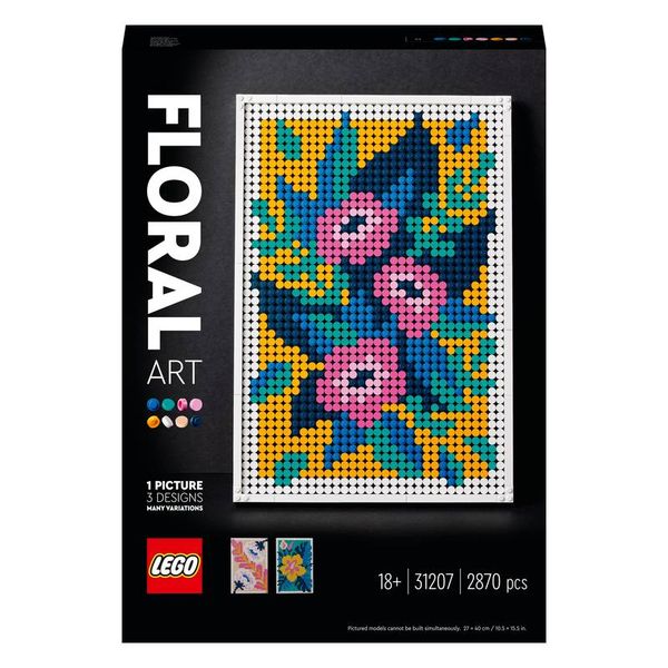 LEGO® Art Floral Art 31207 Building Toy Set (2,870 Pieces)
