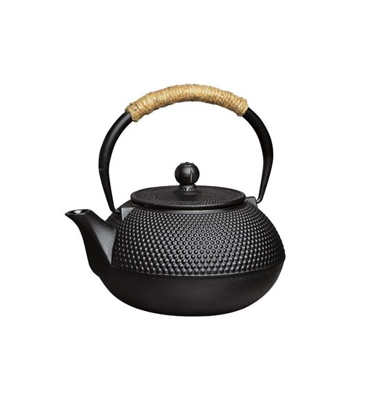 Berlinger Haus 1.2L Cast Iron Tea Kettle Pot - Black