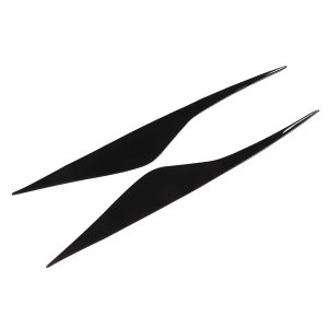 Black Headlight Eyebrows Compatible with Ford Mondeo MK4 2007-2013 (2pcs)