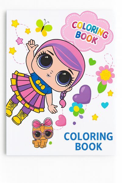 LOL Surprise! Kids Coloring Book,16 Pages-12 x Coloring Books