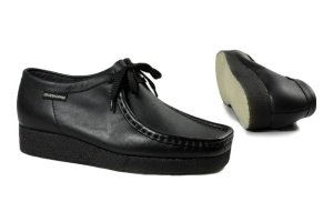 Watson Mens Grasshopper Lace-Up Style Shoes - Black