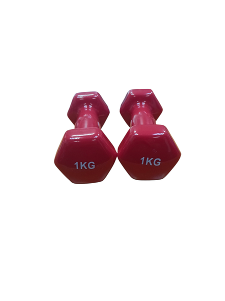 2 × 1kg Fitness Dumbbells (Pair)