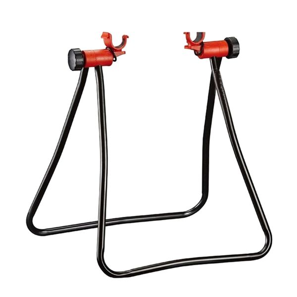 Road Bike Stand Foldable Vertical Repair Floor Stand for Yard Shed Shop