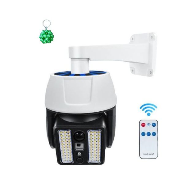 2 in 1 Solar Sensor Dummy Camera Wall Light, Remote Control And Keyholder