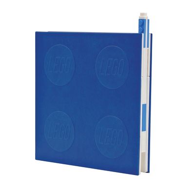 Lego 2.0 Locking Notebook with Gel Pen - Blue