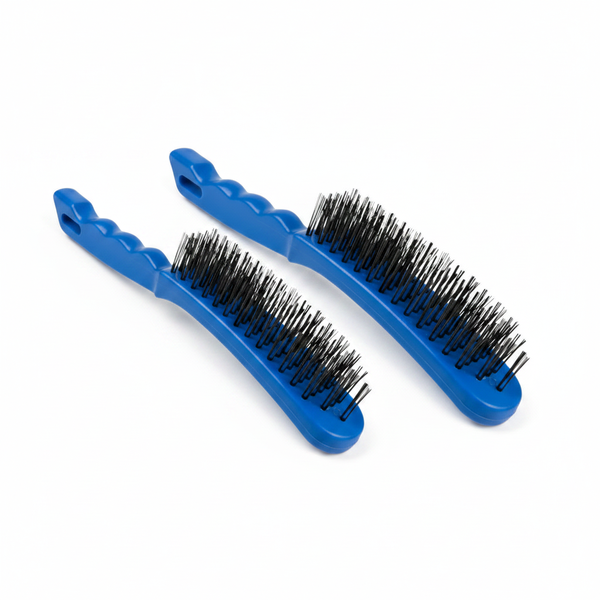 Strike-Arc Wire Brush 5 Row S/S Bristle Polyhandle - 2 Pack