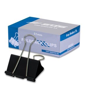 SDS 51mm Foldback Clips Black - Box of 12